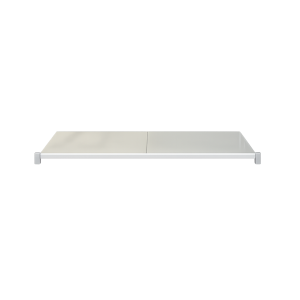 Estante adicional para estantería profesional 200 kg blanco-1000 mm