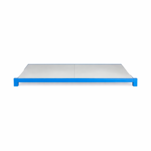 Estante adicional para estantería profesional 200KG 1000 mm – larguero azul estante blanco