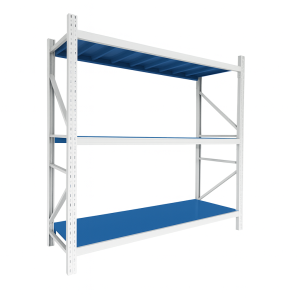 Estante adicional para estantería profesional 200KG blanco y azul