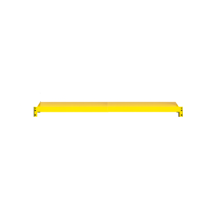 Estante adicional para estantería profesional 200KG – amarillo 2000x65mm