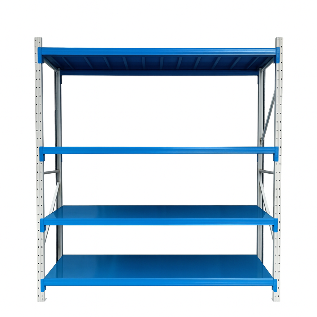 Estante adicional para estantería profesional de 200KG – azul 2 Estante adicional para estantería profesional de 200KG – azul