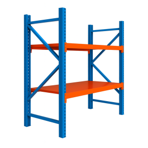 Estante adicional para estantería profesional de 300KG – naranja