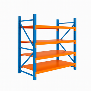 Estante adicional para estantería profesional de 300KG – naranja