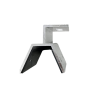 Abrazadera para panel sandwich 75 mm +EPDM+4 tornillos autoperforantes