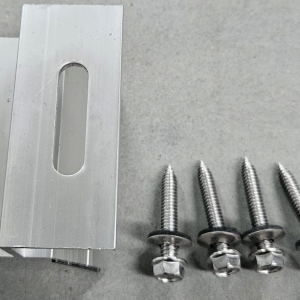 Abrazadera para panel sandwich 75 mm +EPDM+4 tornillos autoperforantes