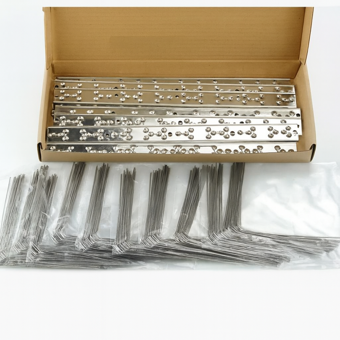 Banda antipájaros de acero inoxidable con 80 púas – 100 cm 4 Banda antipájaros de acero inoxidable con 80 púas – 100 cm
