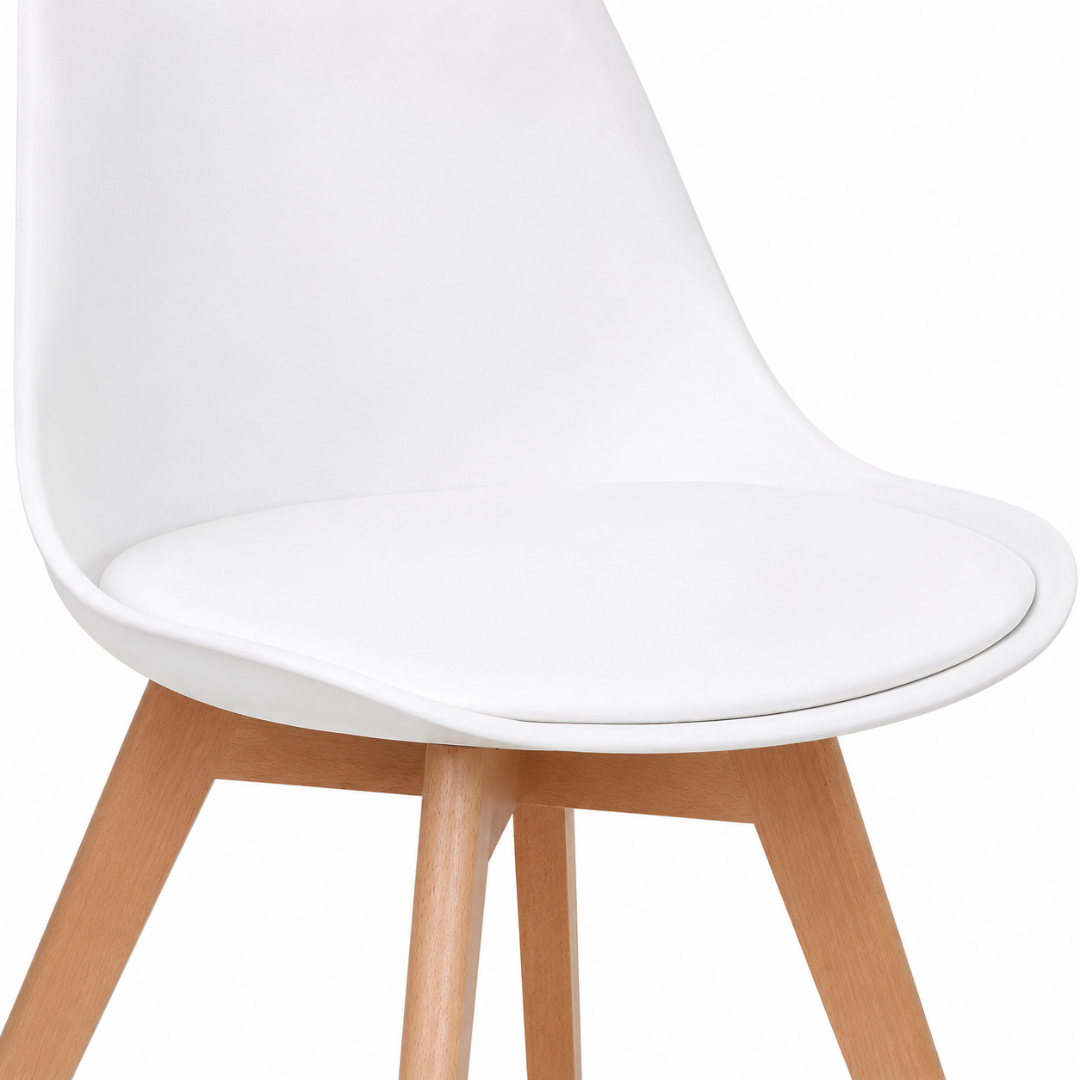 Cojín para silla Sydney – color blanco 1 Cojín para silla Sydney - color blanco