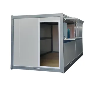 Contenedor modular plegable prefabricado