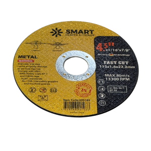 Disco de corte para acero inoxidable y metal T41, 115mm x 1.6mm x 22.23mm