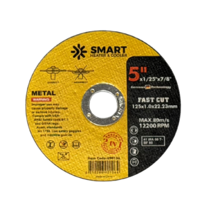 Disco de corte para acero inoxidable y metal T41, 125x1.0x22.23 mm