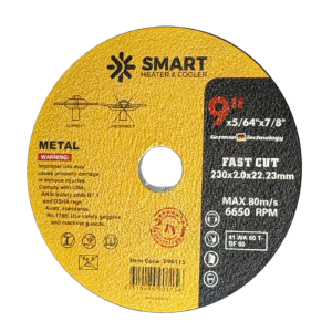 Disco de corte para acero inoxidable y metal T41, 230mm x 2.0mm x 22.23mm