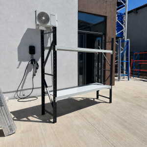 Estantería metálica galvanizada de 2000 x 600 x 2000 mm con 4 baldas
