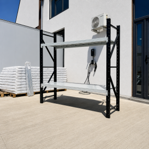 Estantería metálica galvanizada de 2000 x 600 x 2000 mm con 4 baldas
