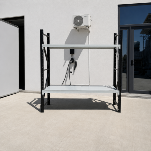 Estantería metálica galvanizada de 2000 x 600 x 2000 mm con 4 baldas