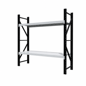 Estantería metálica galvanizada de 2000 x 600 x 2000 mm con 4 baldas