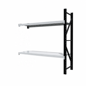 Extensión para estantería metálica galvanizada 2000 x 600 x 2000 mm con 4 baldas