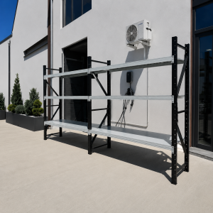 Extensión para estantería metálica galvanizada 2000 x 600 x 2000 mm con 6 baldas