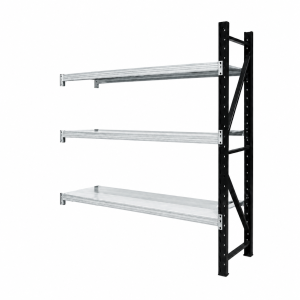 Extensión para estantería metálica galvanizada 2000 x 600 x 2000 mm con 6 baldas