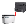 Paquete nevera para coche con compresor Smart Cooler 40l, 12 24 220v + funda protectora termoaislante