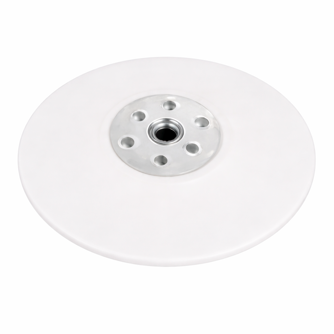 Plato de soporte de plástico 125 mm M14 para discos abrasivos de fibra 2