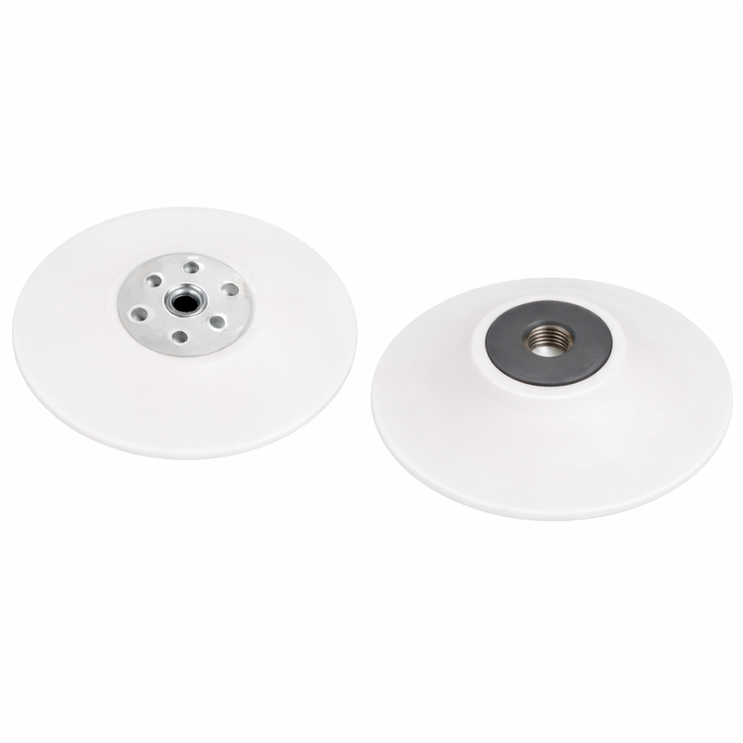 Plato de soporte de plástico 180 mm M14 para discos abrasivos de fibra Plato de soporte de plástico 180 mm M14 para discos abrasivos de fibra