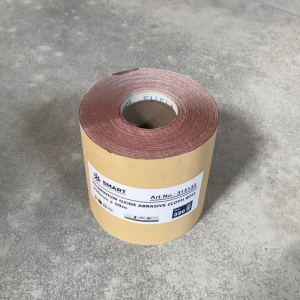Rollo de tela abrasiva, grano G320, 200 mm x 50 m, para lijado de madera y metal