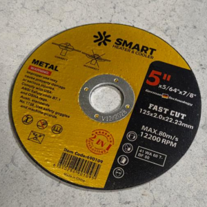 Set de 10 discos de corte T41 para acero inoxidable y metal 125 x 2,0 x 22,23 mm