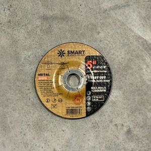 Set de 5 discos abrasivos T27 para acero inoxidable y metal 125 x 6,0 x 22,23 mm