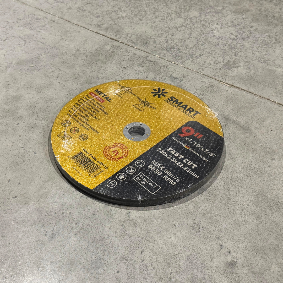 Set de 5 discos de corte T41 para acero inoxidable y metal 230 x 2,5 x 22,23 mm 3
