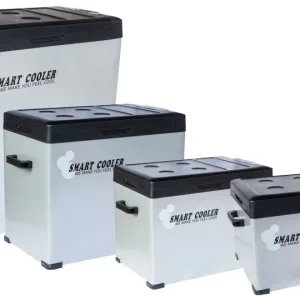 Paquete frigorífico para coche con compresor Smart Cooler 75l, 12 24 220v y funda protectora termoaislante
