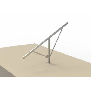 Soporte de acero con angulo ajustable para sistemas solares en suelo de 3850 mm1