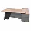 Escritorio directivo Portofino B2016A con armario lateral, Al750 x La2000 x An1600 mm