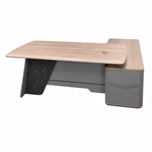 Escritorio directivo Portofino B2016A con armario lateral, Al750 x La2000 x An1600 mm