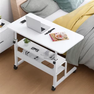 Mesa ajustable para portátil con altura regulable y estante auxiliar1