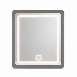 Espejo led para tocador DIVA - Gris