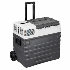 Nevera portátil para coche 62L, monozona, con ruedas y asa retráctil
