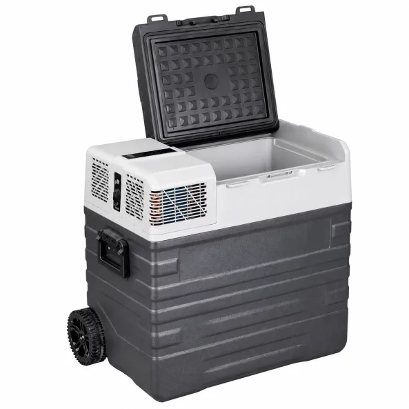 Nevera portátil para coche 62L, monozona, con ruedas y asa retráctil1