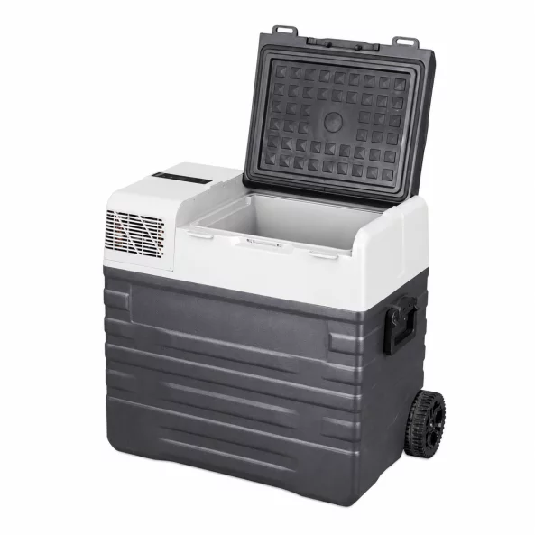 Nevera portátil para coche 62L, monozona, con ruedas y asa retráctil2