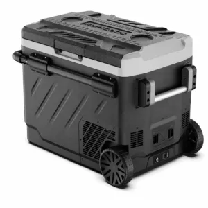 Nevera portátil para coche con ruedas 49L, doble zona – 692 x 453 x 515 mm