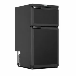 Nevera portátil para coche de 79,8 L, 12V 24V DC, con congelador - 546 × 500 × 830 mm, color negro