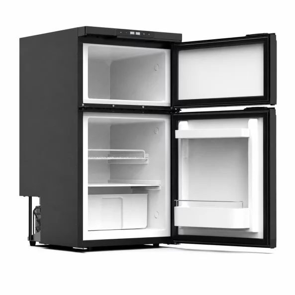 Nevera portátil para coche de 79,8 L, 12V 24V DC, con congelador – 546 × 500 × 830 mm, color negro2