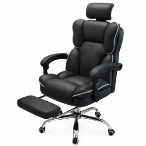 Silla gaming ergonómica con reclinación hasta 120° y reposacabezas ajustable – 650 × 520 × 1220–1320 mm