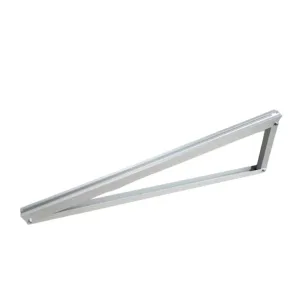 Triángulo de aluminio para paneles fotovoltaicos L1200, ángulo 15°